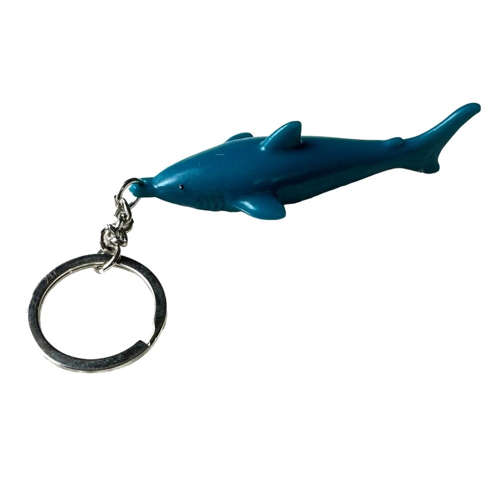 Dolphin Keychain Blue Ocean Animal Charm Target Flexible